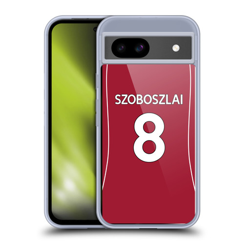 Liverpool Football Club 2025/26 Players Home Kit 1st Group Dominik Szoboszlai Soft Gel Case for Google Pixel 8a