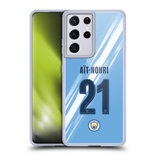 Manchester City Man City FC 2025/26 Players Home Kit 1st Group Rayan Aït-Nouri Soft Gel Case for Samsung Galaxy S21 Ultra 5G