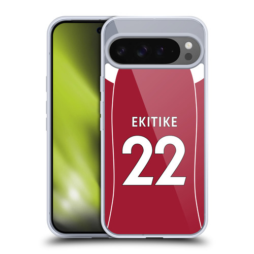 Liverpool Football Club 2025/26 Players Home Kit 1st Group Hugo Ekitiké Soft Gel Case for Google Pixel 9 Pro XL