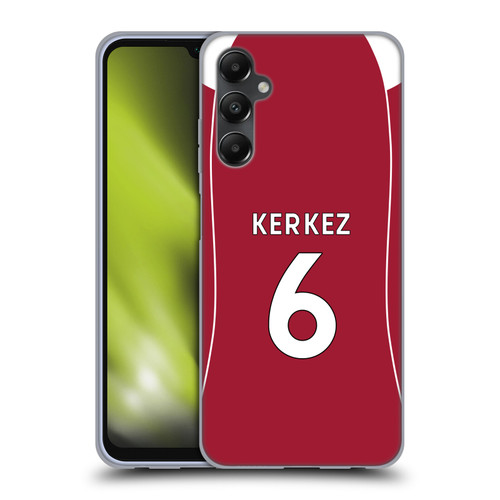 Liverpool Football Club 2025/26 Players Home Kit 1st Group Milos Kerkez Soft Gel Case for Samsung Galaxy A05s
