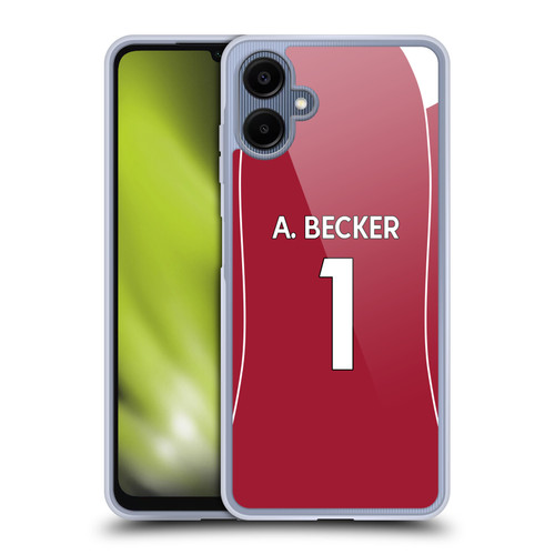 Liverpool Football Club 2025/26 Players Home Kit 1st Group Alisson Becker Soft Gel Case for Samsung Galaxy A06 4G