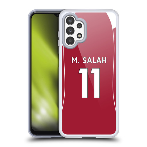Liverpool Football Club 2025/26 Players Home Kit 1st Group Mohamed Salah Soft Gel Case for Samsung Galaxy A13 (2022)