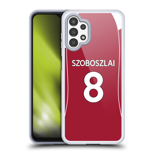 Liverpool Football Club 2025/26 Players Home Kit 1st Group Dominik Szoboszlai Soft Gel Case for Samsung Galaxy A13 (2022)