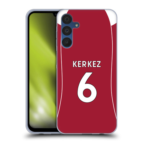 Liverpool Football Club 2025/26 Players Home Kit 1st Group Milos Kerkez Soft Gel Case for Samsung Galaxy A15 Liverpool Football Club 2025/26 Players Home Kit 1st Group Milos Kerkez Soft Gel Case for Samsung Galaxy A15