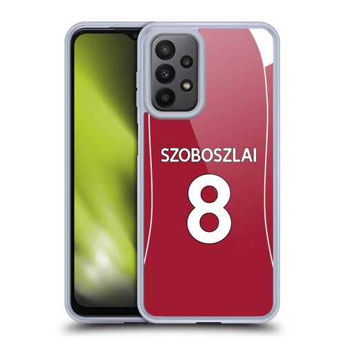 Liverpool Football Club 2025/26 Players Home Kit 1st Group Dominik Szoboszlai Soft Gel Case for Samsung Galaxy A23 / 5G (2022)