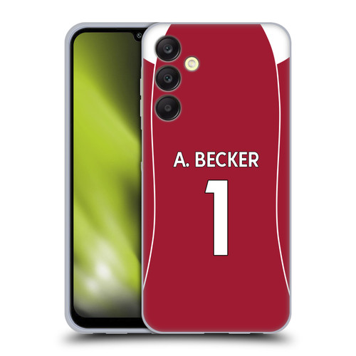 Liverpool Football Club 2025/26 Players Home Kit 1st Group Alisson Becker Soft Gel Case for Samsung Galaxy A25 5G