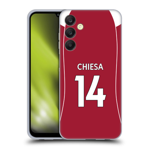Liverpool Football Club 2025/26 Players Home Kit 1st Group Federico Chiesa Soft Gel Case for Samsung Galaxy A25 5G Liverpool Football Club 2025/26 Players Home Kit 1st Group Federico Chiesa Soft Gel Case for Samsung Galaxy A25 5G