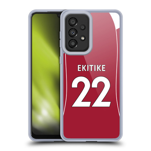 Liverpool Football Club 2025/26 Players Home Kit 1st Group Hugo Ekitiké Soft Gel Case for Samsung Galaxy A33 5G (2022)
