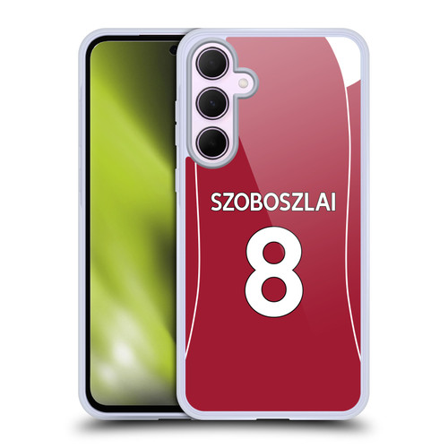 Liverpool Football Club 2025/26 Players Home Kit 1st Group Dominik Szoboszlai Soft Gel Case for Samsung Galaxy A35 5G