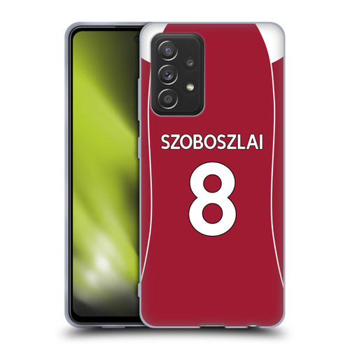 Liverpool Football Club 2025/26 Players Home Kit 1st Group Dominik Szoboszlai Soft Gel Case for Samsung Galaxy A52 / A52s / 5G (2021)