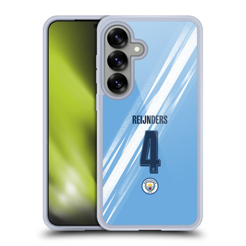 Manchester City Man City FC 2025/26 Players Home Kit 1st Group Tijjani Reijnders Soft Gel Case for Samsung Galaxy S25