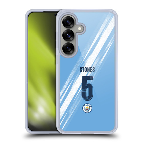 Manchester City Man City FC 2025/26 Players Home Kit 1st Group John Stones Soft Gel Case for Samsung Galaxy S25