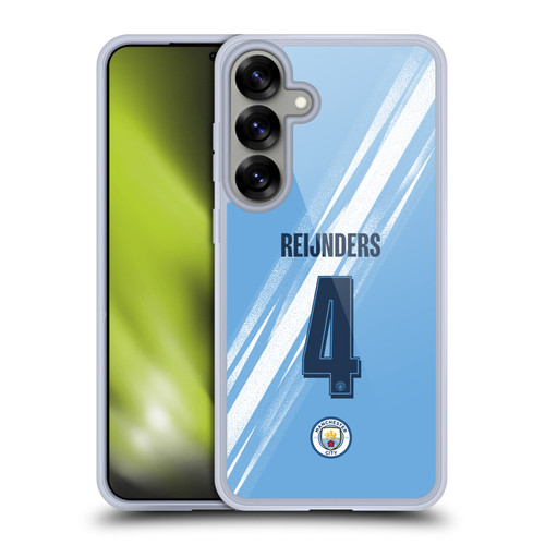 Manchester City Man City FC 2025/26 Players Home Kit 1st Group Tijjani Reijnders Soft Gel Case for Samsung Galaxy S25+