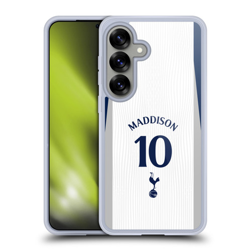 Tottenham Hotspur F.C. 2025/26 Players Home Kit 1st Group James Maddison Soft Gel Case for Samsung Galaxy S25
