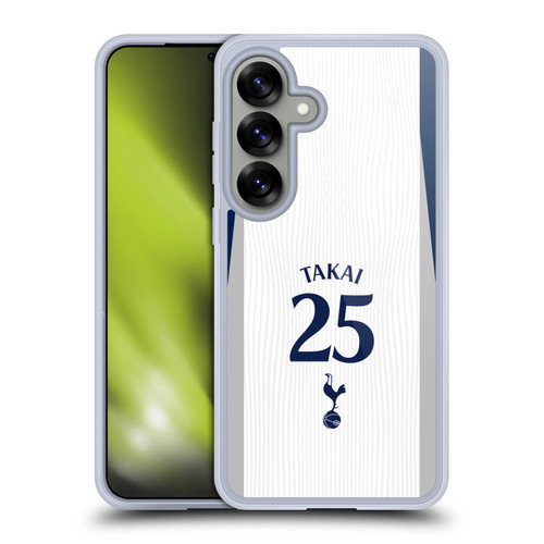 Tottenham Hotspur F.C. 2025/26 Players Home Kit 1st Group Kōto Takai Soft Gel Case for Samsung Galaxy S25