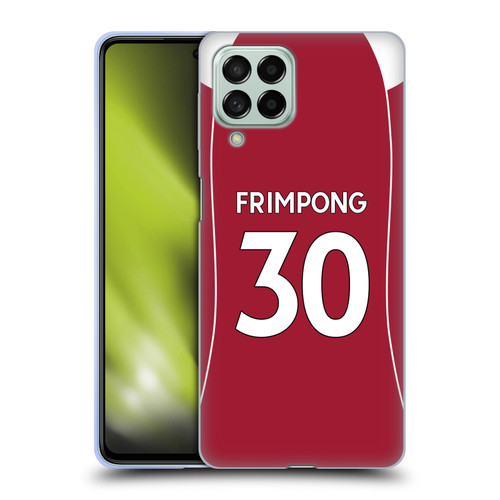 Liverpool Football Club 2025/26 Players Home Kit 1st Group Jeremie Frimpong Soft Gel Case for Samsung Galaxy M53 (2022)