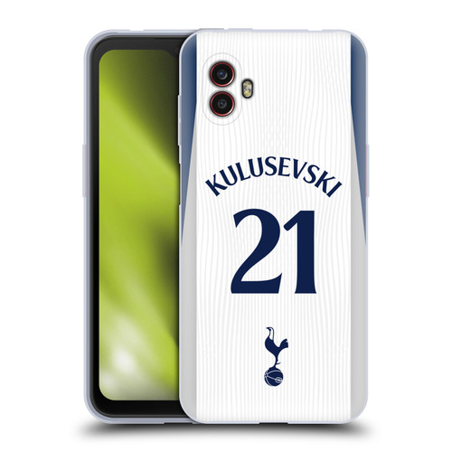 Tottenham Hotspur F.C. 2025/26 Players Home Kit 1st Group Dejan Kulusevski Soft Gel Case for Samsung Galaxy Xcover6 Pro/Pro2