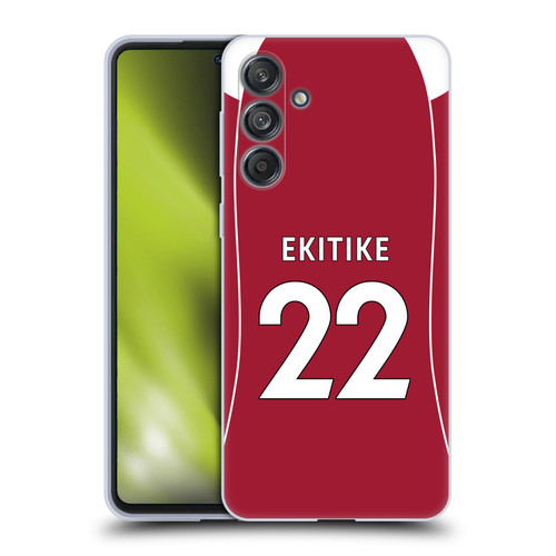 Liverpool Football Club 2025/26 Players Home Kit 1st Group Hugo Ekitiké Soft Gel Case for Samsung Galaxy M55 5G