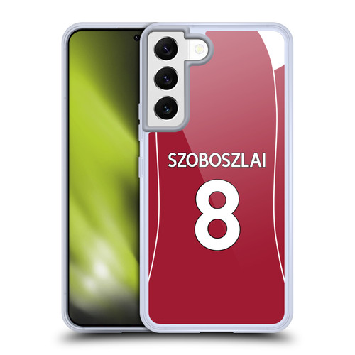 Liverpool Football Club 2025/26 Players Home Kit 1st Group Dominik Szoboszlai Soft Gel Case for Samsung Galaxy S22 5G