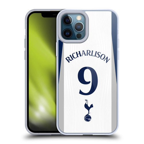 Tottenham Hotspur F.C. 2025/26 Players Home Kit 2nd Group Richarlison Soft Gel Case for Apple iPhone 12 Pro Max Tottenham Hotspur F.C. 2025/26 Players Home Kit 2nd Group Richarlison Soft Gel Case for Apple iPhone 12 Pro Max