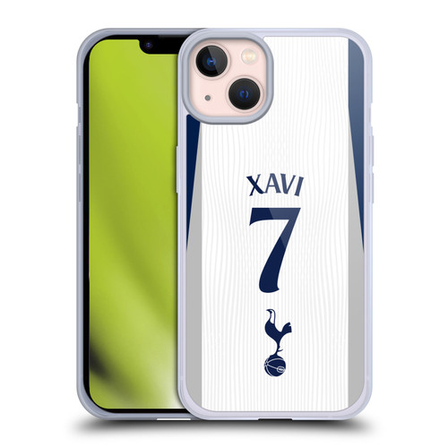 Tottenham Hotspur F.C. 2025/26 Players Home Kit 2nd Group Xavi Simons Soft Gel Case for Apple iPhone 13 Tottenham Hotspur F.C. 2025/26 Players Home Kit 2nd Group Xavi Simons Soft Gel Case for Apple iPhone 13