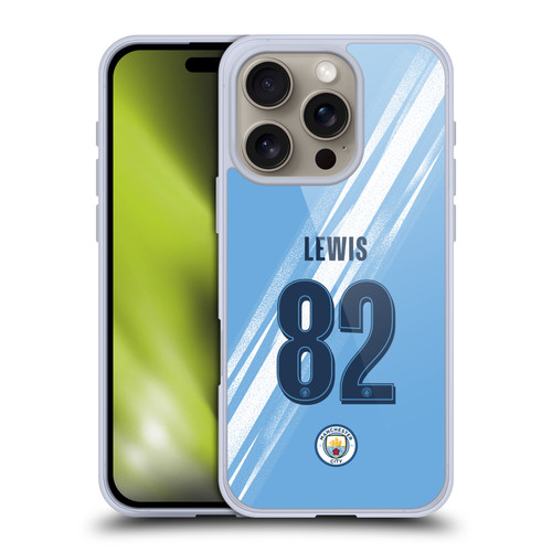 Manchester City Man City FC 2025/26 Players Home Kit 2nd Group Rico Lewis Soft Gel Case for Apple iPhone 16 Pro Manchester City Man City FC 2025/26 Players Home Kit 2nd Group Rico Lewis Soft Gel Case for Apple iPhone 16 Pro