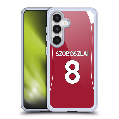 Liverpool Football Club 2025/26 Players Home Kit 1st Group Dominik Szoboszlai Soft Gel Case for Samsung Galaxy S24 5G
