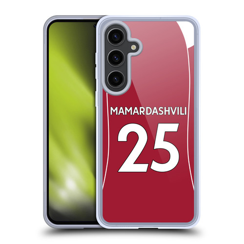 Liverpool Football Club 2025/26 Players Home Kit 1st Group Giorgi Mamardashvili Soft Gel Case for Samsung Galaxy S24+ 5G