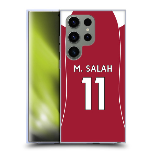 Liverpool Football Club 2025/26 Players Home Kit 1st Group Mohamed Salah Soft Gel Case for Samsung Galaxy S24 Ultra 5G