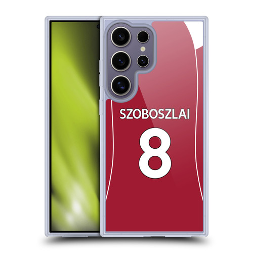 Liverpool Football Club 2025/26 Players Home Kit 1st Group Dominik Szoboszlai Soft Gel Case for Samsung Galaxy S25 Ultra
