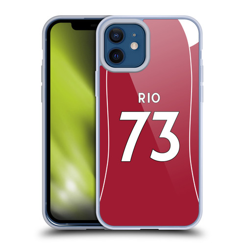 Liverpool Football Club 2025/26 Players Home Kit 2nd Group Rio Ngumoha Soft Gel Case for Apple iPhone 12 / iPhone 12 Pro