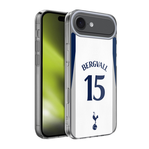 Tottenham Hotspur F.C. 2025/26 Players Home Kit 2nd Group Lucas Bergvall Soft Gel Case for Apple iPhone 17 Air