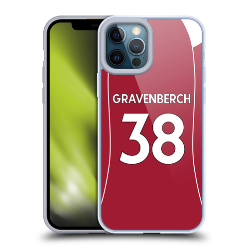 Liverpool Football Club 2025/26 Players Home Kit 2nd Group Ryan Gravenberch Soft Gel Case for Apple iPhone 12 Pro Max