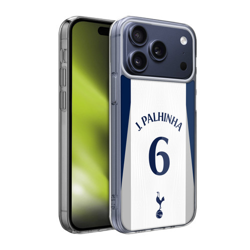 Tottenham Hotspur F.C. 2025/26 Players Home Kit 2nd Group João Palhinha Soft Gel Case for Apple iPhone 17 Pro Max