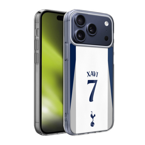 Tottenham Hotspur F.C. 2025/26 Players Home Kit 2nd Group Xavi Simons Soft Gel Case for Apple iPhone 17 Pro Max