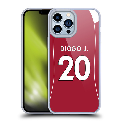 Liverpool Football Club 2025/26 Players Home Kit 2nd Group Joe Gomez Soft Gel Case for Apple iPhone 13 Pro Max
