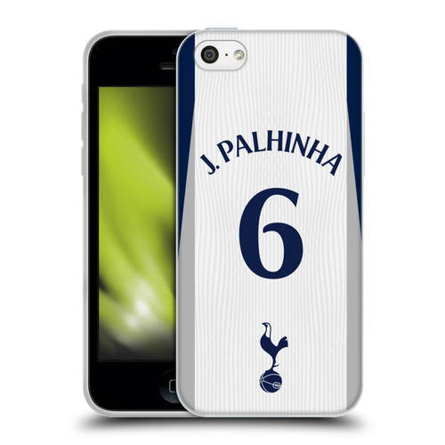 Tottenham Hotspur F.C. 2025/26 Players Home Kit 2nd Group João Palhinha Soft Gel Case for Apple iPhone 5c