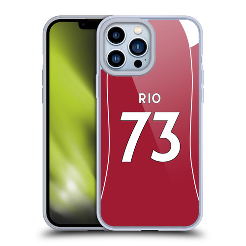 Liverpool Football Club 2025/26 Players Home Kit 2nd Group Rio Ngumoha Soft Gel Case for Apple iPhone 13 Pro Max