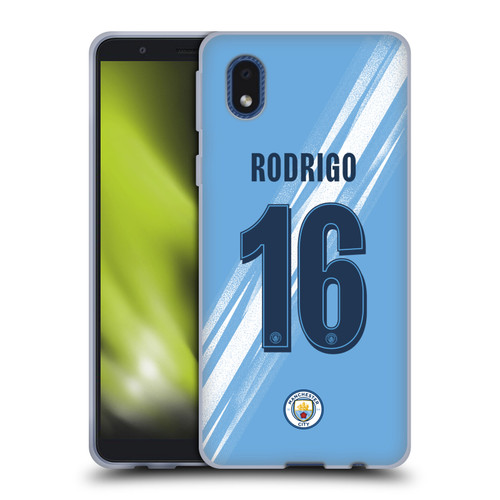 Manchester City Man City FC 2025/26 Players Home Kit 2nd Group Rodrigo Soft Gel Case for Samsung Galaxy A01 Core (2020)