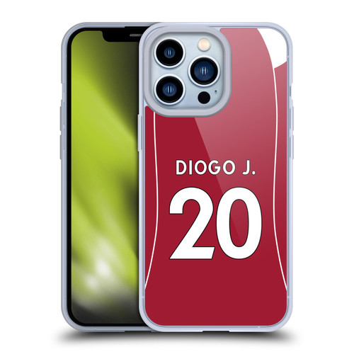 Liverpool Football Club 2025/26 Players Home Kit 2nd Group Joe Gomez Soft Gel Case for Apple iPhone 13 Pro