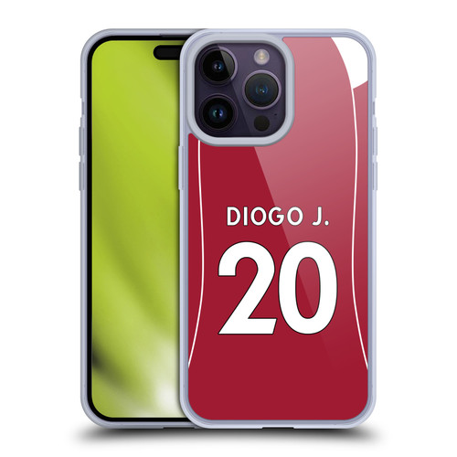 Liverpool Football Club 2025/26 Players Home Kit 2nd Group Joe Gomez Soft Gel Case for Apple iPhone 14 Pro Max