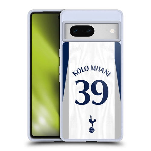 Tottenham Hotspur F.C. 2025/26 Players Home Kit 2nd Group Randal Kolo Muani Soft Gel Case for Google Pixel 7