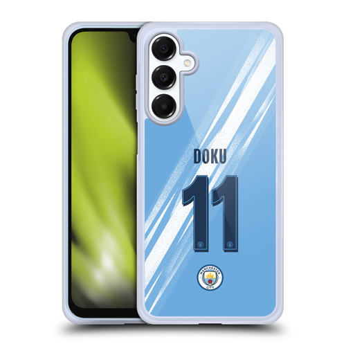 Manchester City Man City FC 2025/26 Players Home Kit 2nd Group Jérémy Doku Soft Gel Case for Samsung Galaxy A16 5G