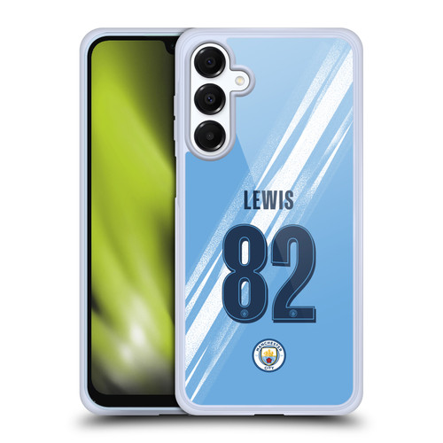 Manchester City Man City FC 2025/26 Players Home Kit 2nd Group Rico Lewis Soft Gel Case for Samsung Galaxy A16 5G