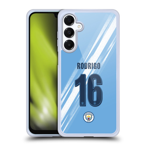 Manchester City Man City FC 2025/26 Players Home Kit 2nd Group Rodrigo Soft Gel Case for Samsung Galaxy A16 5G