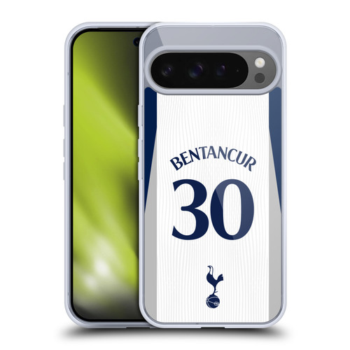 Tottenham Hotspur F.C. 2025/26 Players Home Kit 2nd Group Rodrigo Bentancur Soft Gel Case for Google Pixel 9 Pro XL Tottenham Hotspur F.C. 2025/26 Players Home Kit 2nd Group Rodrigo Bentancur Soft Gel Case for Google Pixel 9 Pro XL