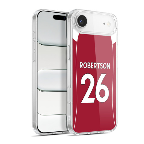 Liverpool Football Club 2025/26 Players Home Kit 2nd Group Andy Robertson Soft Gel Case for Apple iPhone 17 Air