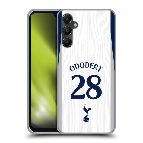 Tottenham Hotspur F.C. 2025/26 Players Home Kit 2nd Group Wilson Odobert Soft Gel Case for Samsung Galaxy A05s