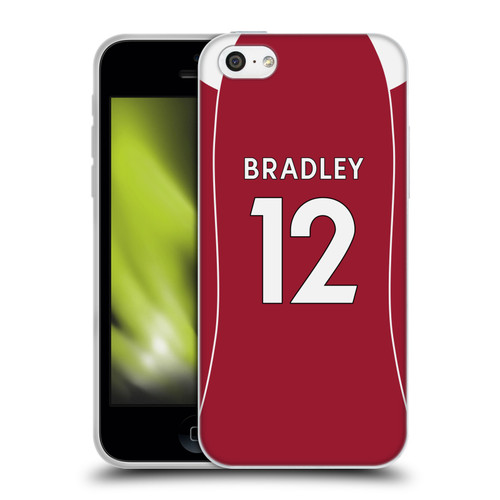 Liverpool Football Club 2025/26 Players Home Kit 2nd Group Conor Bradley Soft Gel Case for Apple iPhone 5c