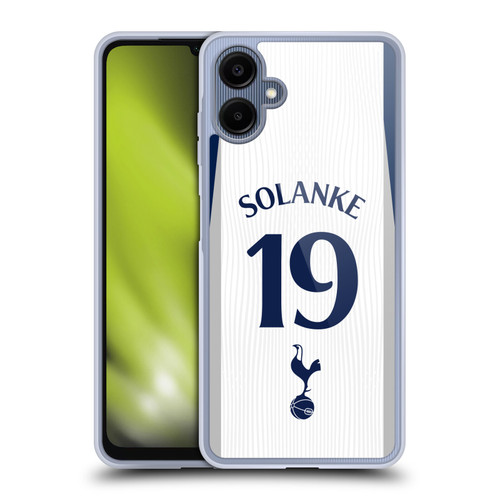 Tottenham Hotspur F.C. 2025/26 Players Home Kit 2nd Group Dominic Solanke Soft Gel Case for Samsung Galaxy A06 4G